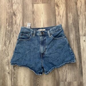 Levi’s High Waisted Mom Jean Shorts